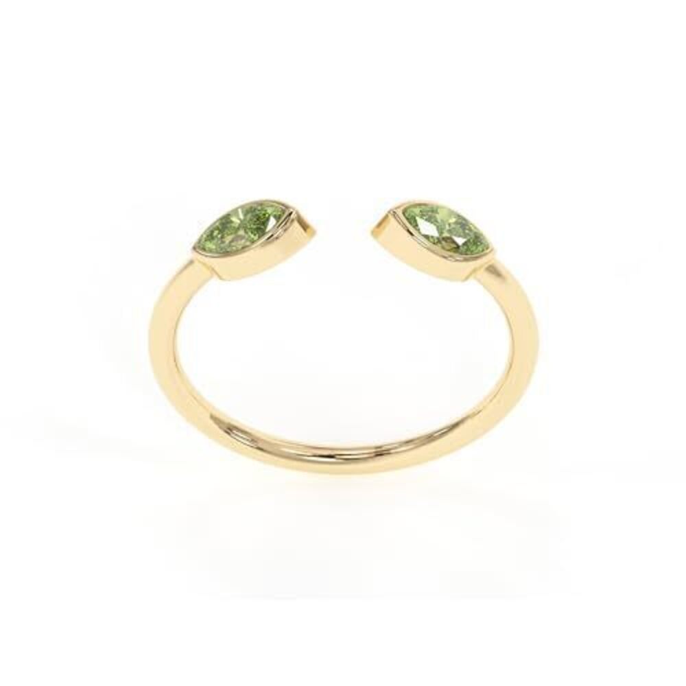 1914 Peridot Rings, 18K Gold Rings Teen Girls That Don't Tarnish - Real 925